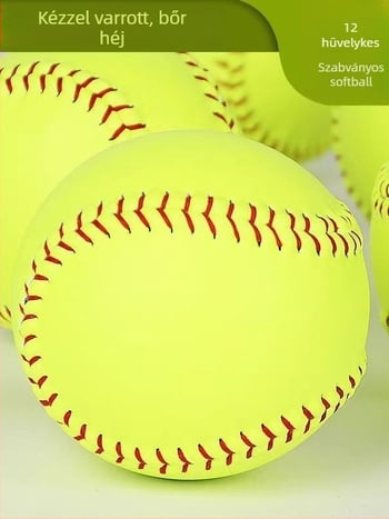 Iskolai softball edzőlabda – PVC, szilárd belső, logóval testreszabható, ideális iskolai testedzéshez.