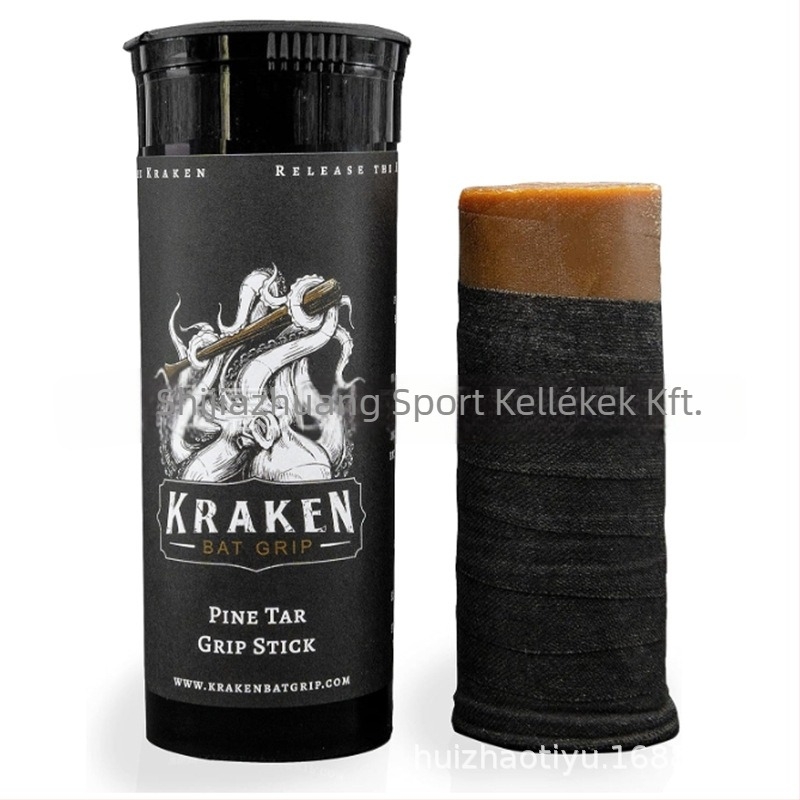 Grip Stick baseballütőhöz Pine Tar — Tehénbőr, Logó nyomtatás lehetséges, Feldolgozás és személyre szabás elérhető, Alkalmas baseballhoz, softballhoz és más labdajátékokhoz