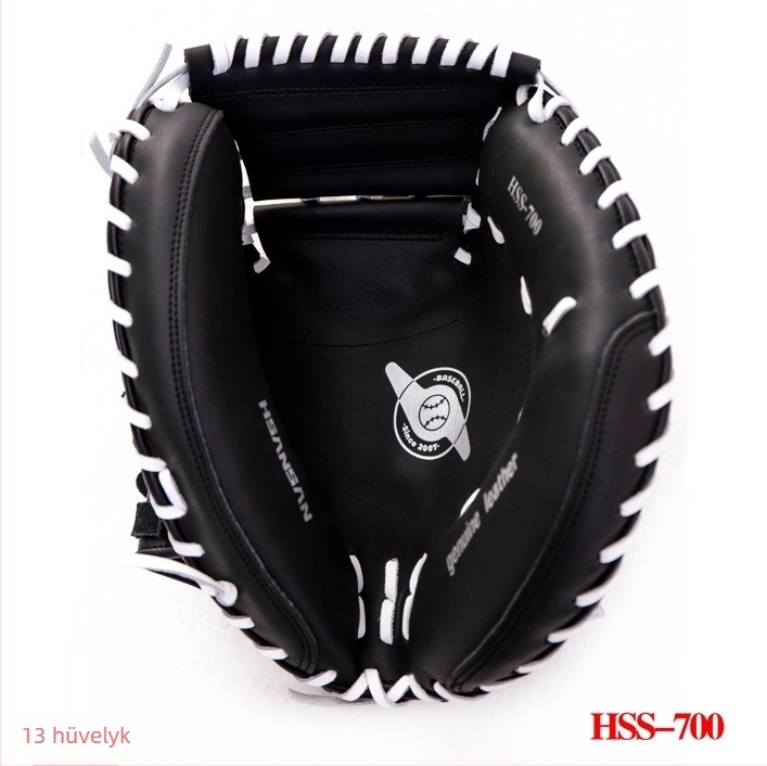 HSANSAN Baseball/Softball kesztyű - PU szintetikus bőr, tehénbőr keverék, testreszabható logó, felnőtteknek és gyerekeknek