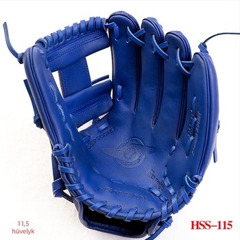 Edzéshez használt fél marhabőr baseball kesztyű, PU laminált bőrrel, két réteg velúr kopásvédő sávval, felnőtteknek és gyerekeknek, testreszabás és logónyomtatás