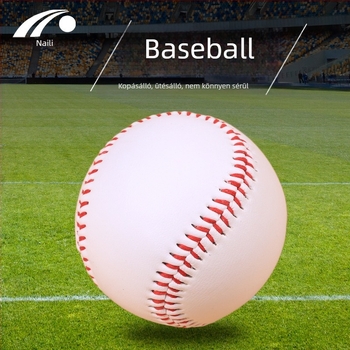 Nili 9 hüvelykes kemény töltésű edzőlabda dobógyakorlathoz, fa baseballütőhöz illeszkedő