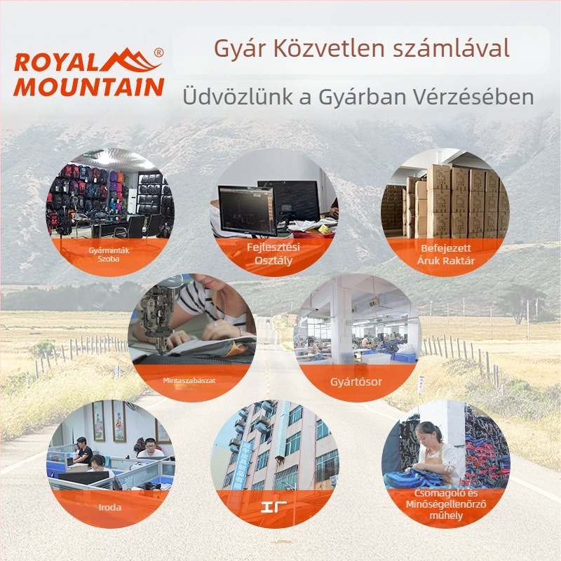 Power King 6929 Oxford vászon túrahátizsák Outdoor sportokhoz, uniszex, 2025 nyár