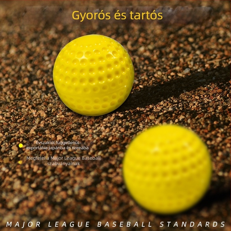 PU anyagú baseball edzőlabda automata dobógépekhez; kopásálló; logó nyomtatás; ADS márka; testreszabható