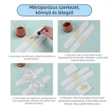 Egyszer használható sapka-visor patch – izzadságot felszívja, szennyeződés ellen véd, logó nélkül