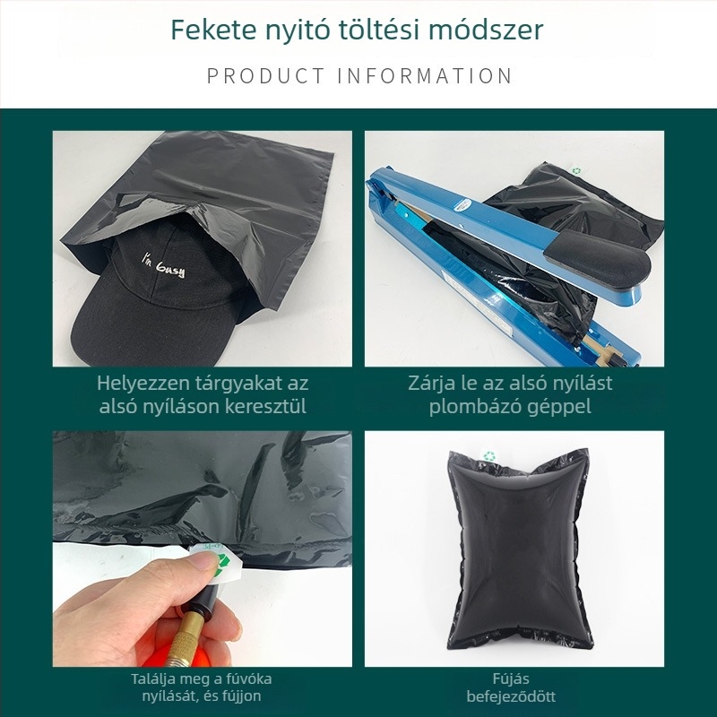 Felfújható védőcsomagolás buborékos párnával – nyomás elleni védelem gyors küldeményekhez