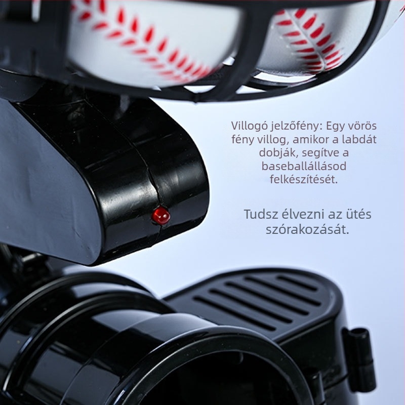 Baseball dobóedző, hordozható, automata tee beltéri és kültéri használatra, polipro­p­ilén, 1,6 kg, Zhanhong