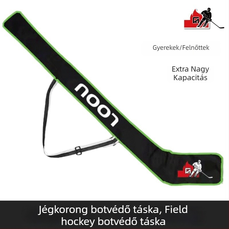 Hoki botzsák, PU anyag, nagy kapacitású, alkalmas hokira és téli sportokra (Márka Chiou; Nyomtatott logó OK)