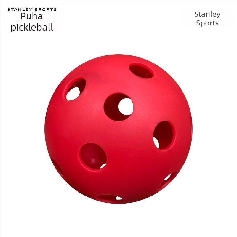 PE floorball labda, 72 mm, hokijátékhoz, üreges dizájn, logó nélkül