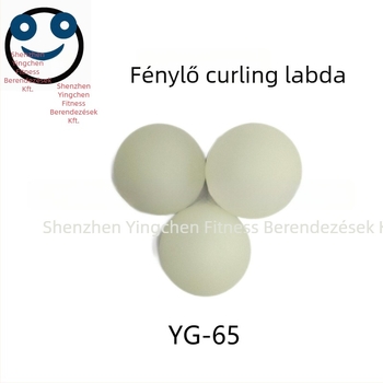 Fénylő PVC hoki labda utcai és jégkoronghoz, 50 g, keménység 60–70°, nyomtatott logó