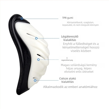 Ágyékvédő rögbihez, jégkoronghoz, futballhoz és harcművészetekhez — ütés elleni védelem, gumi-polimer konstrukció, márka KABAT