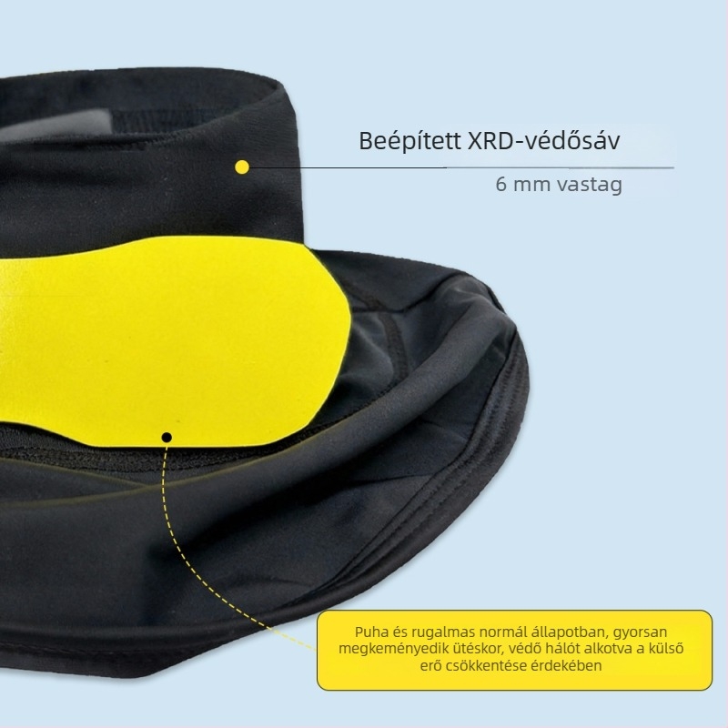 Jégkorong nyakvédő – vágásbiztos nyak- és vállvédő, Spandex anyag