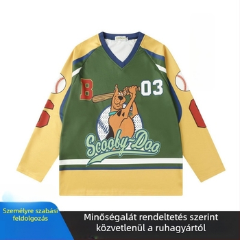 Jéghoki egyenruha, egyedi tervezésű szublimációs nyomtatás, gyorsan szárad, 100% poliészter, felnőtteknek, uniszex