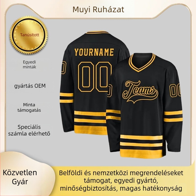 Férfi sportos fleece felső 3D betűs nyomtatással – V-nyak, 100% poliészter, digitális nyomtatás