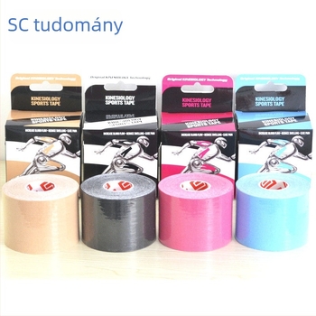 Shike kinezió tapasz - poliészter rostból készült izomtapasz hockeyhoz, védett részek: csukló, könyök, váll, térd, boka, 120 tekercses doboz