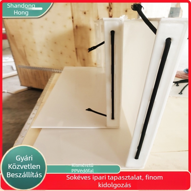 Polipropilén biztonsági panel floorball/soft hockeyhoz – HY9886 Hongyi, kis pajzs stadionokra, játszóterekre és hokipályákra; Kínában gyártva