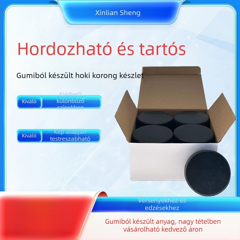 Gumi jégkorong-edző készlet - Márka XLS - Származás: Xiamen - Nyomtatott logó OK - Kategória: Jégkorong