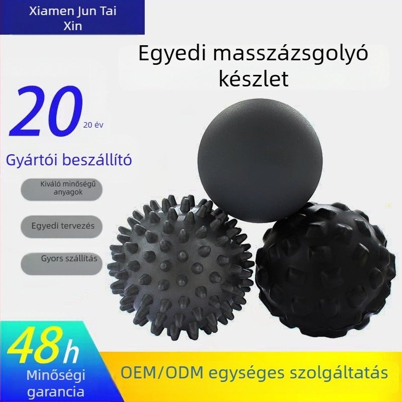 Lacrosse fascia masszázs készlet – gumi masszázsgolyók; márka JTX; logónyomtatás lehetséges; feldolgozás és testreszabás elérhető; alkalmas fitnesz berendezésekhez, fitneszhez és szépségápoláshoz, sportos trendekhez, táncos mozgásokhoz
