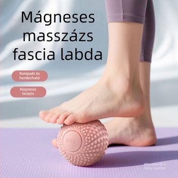 Duál gömbös fascia masszázsgömb a lábra és a csípő lazítására, joga talpmasszírozó gömb