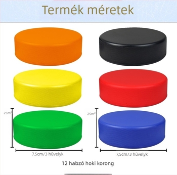 kopásálló gumi hokikorong edzésre és mérkőzésekre, logóval testre szabható