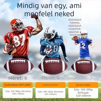 Dick amerikai futball, gépi varrással PU/PVC/mikroszálas anyagból, standard edzőlabda