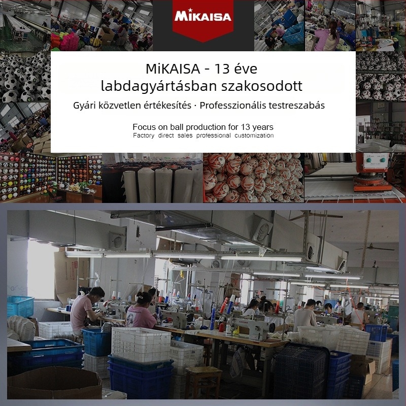 Mikaisa rögbi labda, PU anyag, gépi varrás, nyomtatott logó OK, engedélyezett magánmárkák