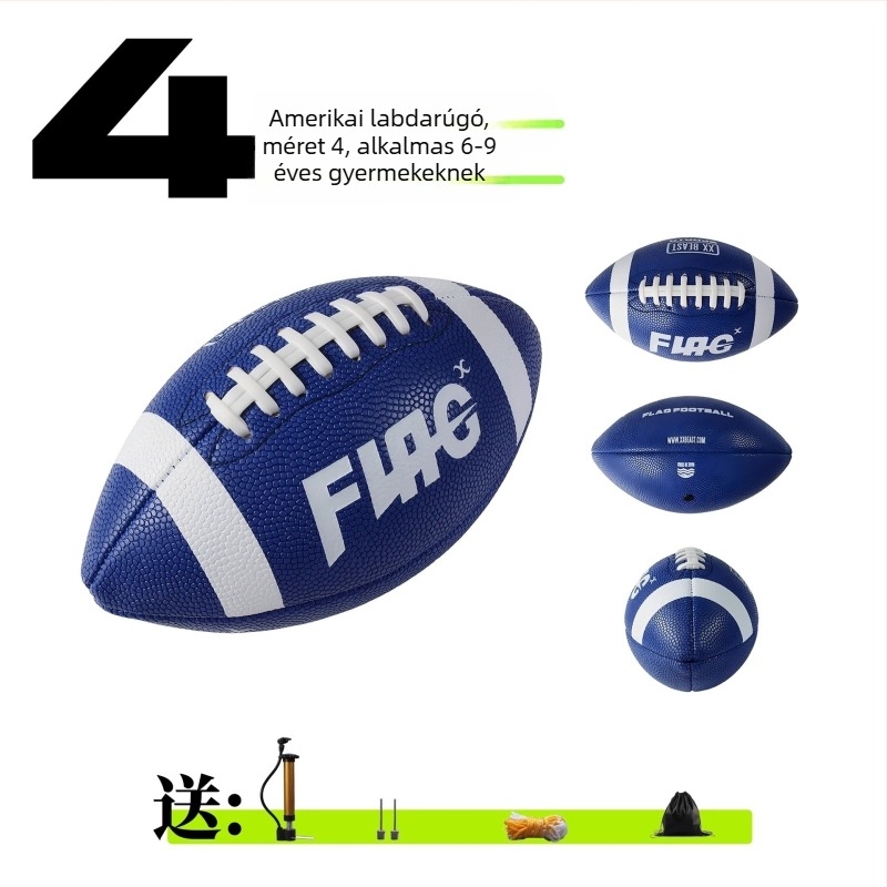 XX BEAST Amerikai futball-labda, csúszásmentes bőr, gépi varrás, kód BM-2023022801