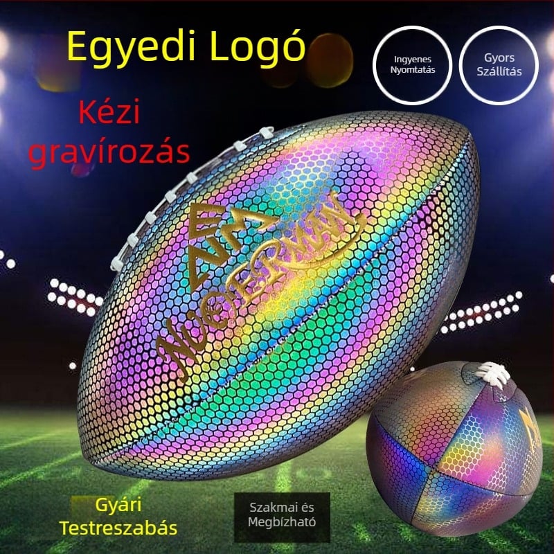 Rugby derék zászló – PU fényvisszaverő, gépi varrás, felnőtt edzésfelszerelés, Norman márka, nyomtatott logó OK