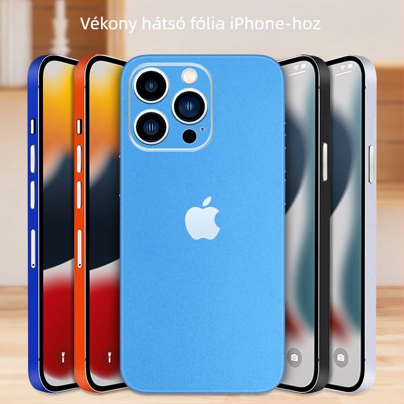 Ogman Hátsó Film/Sticker iPhone 14 Pro Max-hoz – Szimpla membrán, Ujjlenyomat-mentes, Hátsó védőfilm