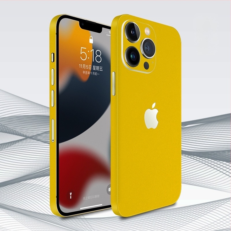 Ogman Hátsó Film/Sticker iPhone 14 Pro Max-hoz – Szimpla membrán, Ujjlenyomat-mentes, Hátsó védőfilm
