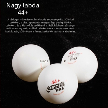 DHS asztalitenisz labda, ABS anyagú, varrott, kültéri edzésre