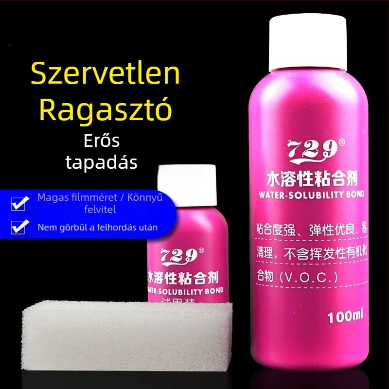 Asztalitenisz ragasztó - vízoldékony szervetlen ragasztó, 40/100 ml, 20213 alaplap és gumi számára