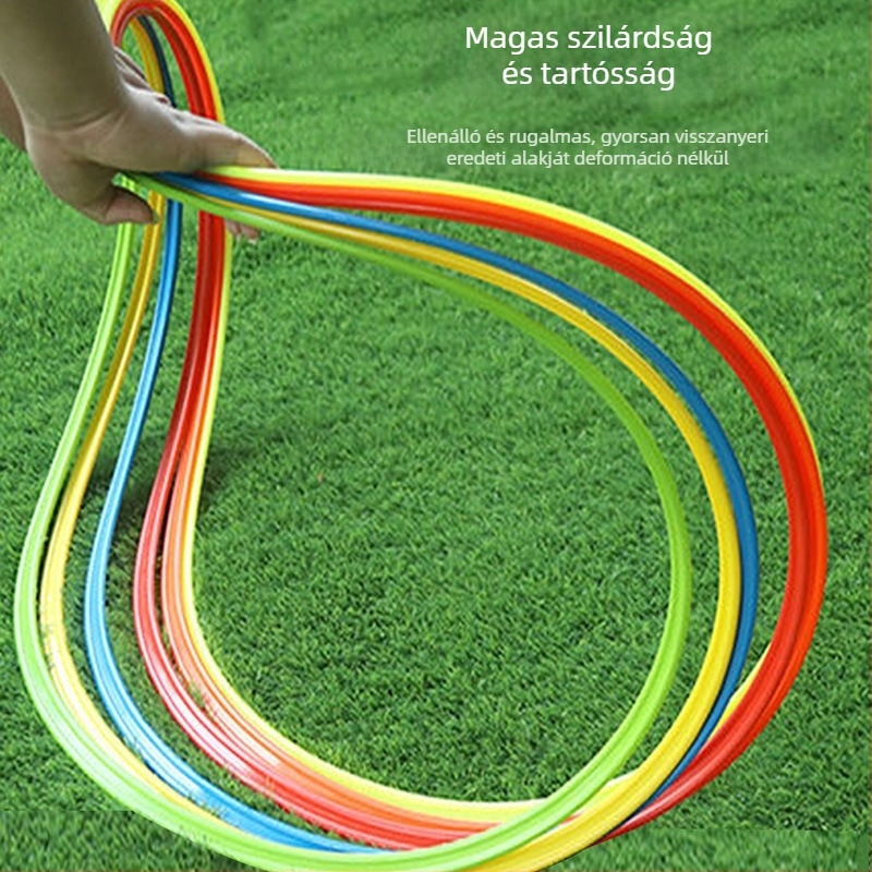 Agilitási edzőkör – futballhoz készült lábmunka-edzés, PP anyag; testreszabás elérhető; magáncímkék engedélyezettek