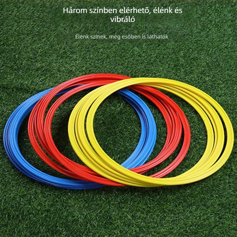 Agilitási edzőkör – futballhoz készült lábmunka-edzés, PP anyag; testreszabás elérhető; magáncímkék engedélyezettek