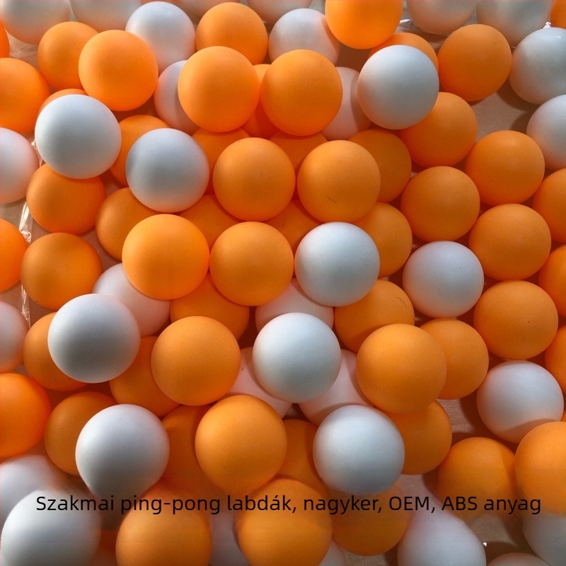 FOX ABS asztalitenisz labda – magas rugalmasság, testreszabható logó, professzionális edzés