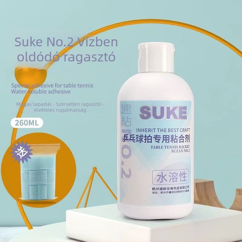 Asztalitenisz penge ragasztó — második generáció No. 2, vízoldható szervetlen ragasztó
