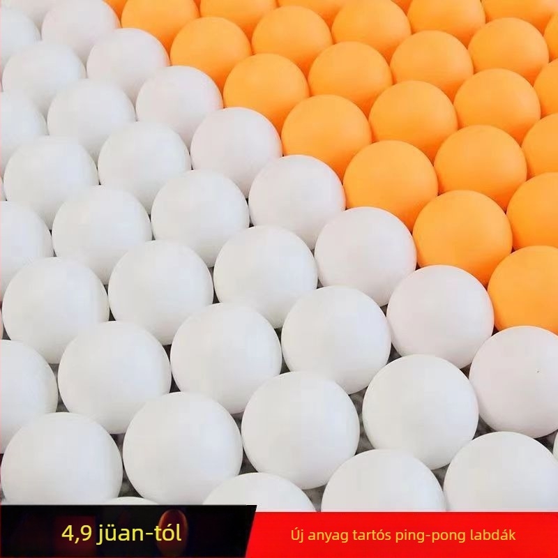 Asztalitenisz labda – magas rugalmasság, professzionális verseny- és edzés célokra, címke nélküli, PP anyag