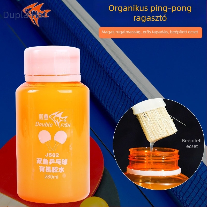 Pisces asztalitenisz ragasztó – organikus ragasztó, 280 ml, modell JS02, asztalitenisz ütőkhöz