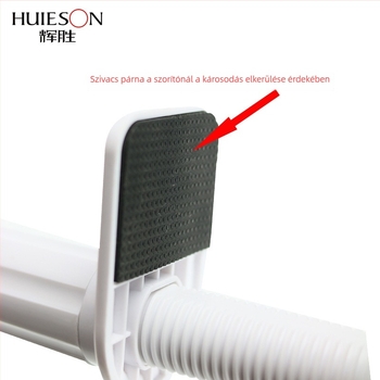 asztalitenisz labdavető edzőeszköz, frissített rúddal verzió, PVC test