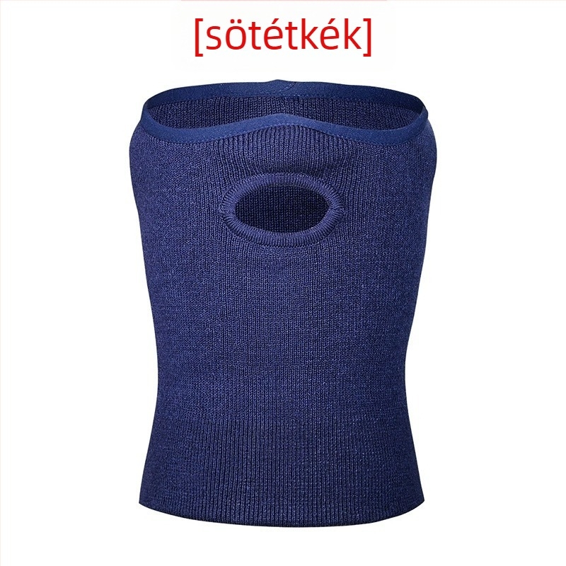 Téli kerékpáros maszk, poliészter anyag, félarcú maszk gallérral, modell MZ20221021-01