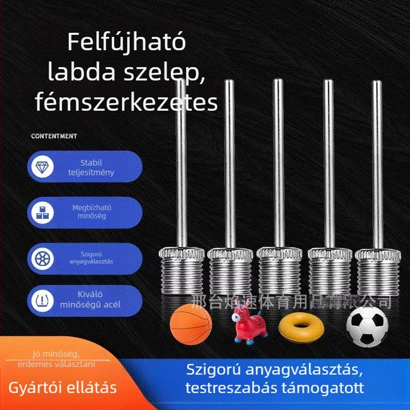 Rozsdamentes acél labdafúvó tüske – Thunder huiya kézi pumpa, termékkód Qz01