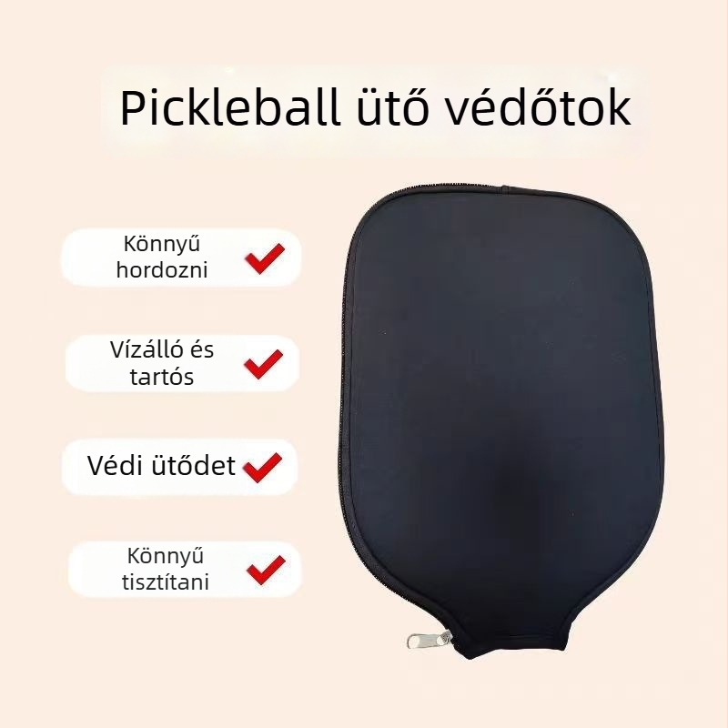 Pickleball ütőhöz készült táska diving materialból, testreszabható logóval, Munan Movement márkától, asztaliteniszhez.
