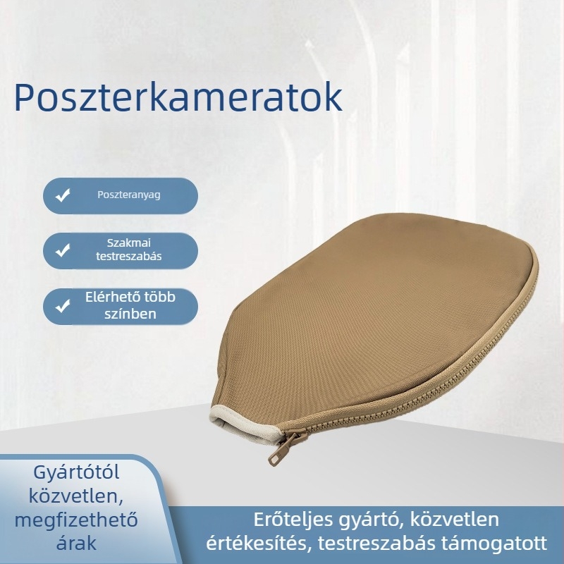 Vászon anyagú ütőtok pickleballhoz, testreszabható logónyomással, Ennanda, alkalmas asztaliteniszhez és tollaslabdához