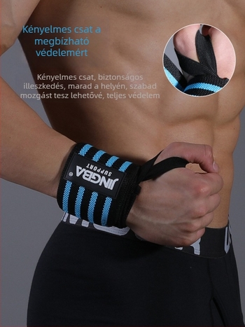 Csuklóvédő szalag – körkörös kompressziós védelem külső sportokhoz (felnőttek, nylon)