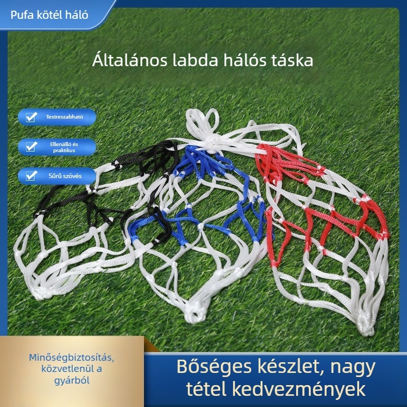 Pfeiffer Kosárlabda hálós táska — testreszabható, hálós anyagú, alkalmas kosárlabdára és más labdajátékokra