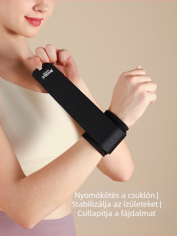 JINGBA SUPPORT Csuklóvédő – poliészter rostból készített csuklóvédő felnőtteknek, alkalmas kosárlabdára, tenisze, tollaslabdára, bokszra és súlyemelésre