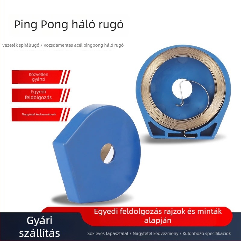 Rozsdamentes acél pingpong háló tekercses rugó – teleszkópos turbina rugó