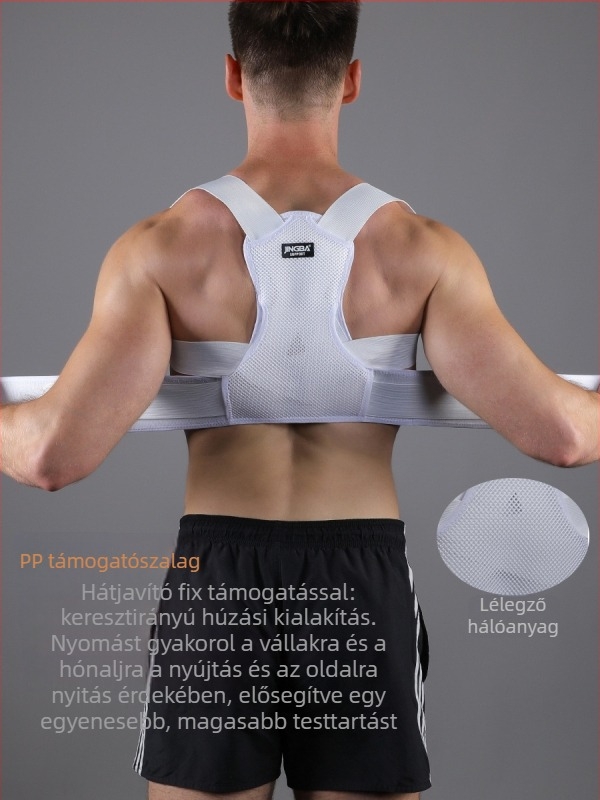 Háttartás-korrekciós öv, lélegző kompresszióval | Márka: JINGBA SUPPORT; Anyag: Nylon; Felnőtteknek; Alkalmas sportok: kosárlabda, súlyemelés, futball, tenisz