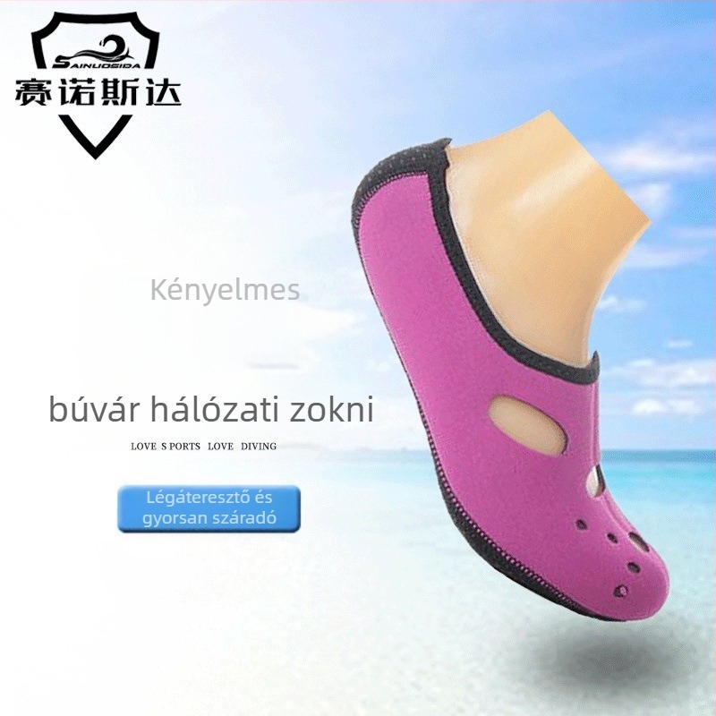 SANOSTA búvár zokni – búváranyag; csúszásmentes, karcolásálló, meleg