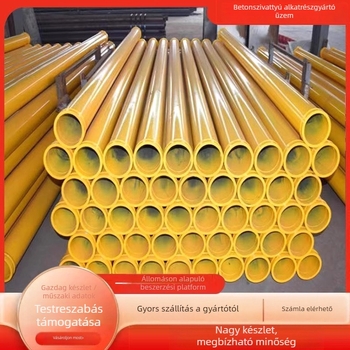 Kopásálló betonpumpa csövek, magas és alacsony nyomás, egyenes hegesztésű csövek, merülő pumpacsövek, bevarrás nélküli, egyrészes és kétszeres