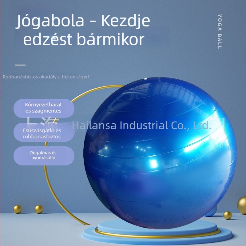 Robusztus, duzzadó jóga labda, robbanásbiztos kivitelben, PVC anyag, 800 g, készen áll, testreszabható